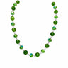 Link Necklace - Cracked Peridot and Green AB Seriously Romantic