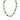Link Necklace - Cracked Peridot and Green AB Seriously Romantic