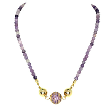 Pendant -  Birthstone Pavé - FEBRUARY Maria Nicola