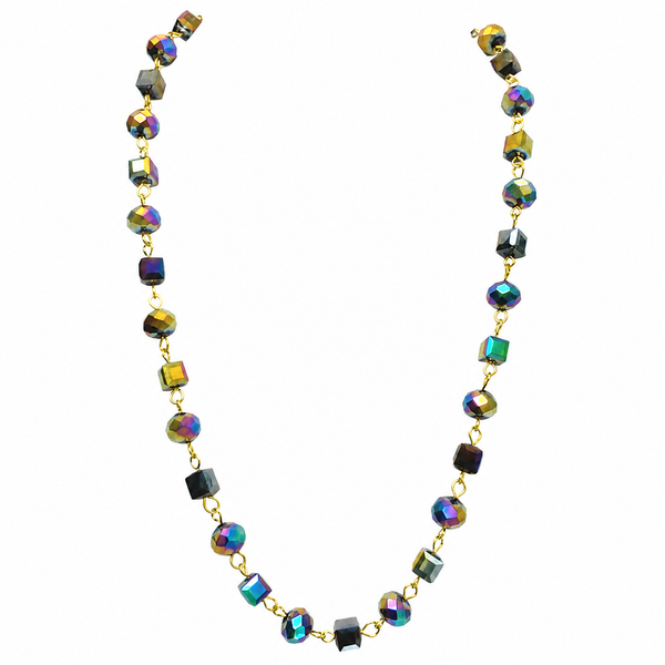 LONGER Link Necklace - Harlequin Crystal