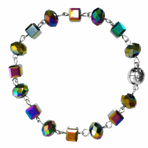 Bracelet Link - Harlequin Crystal