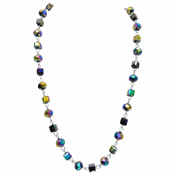LONGER Link Necklace - Harlequin Crystal