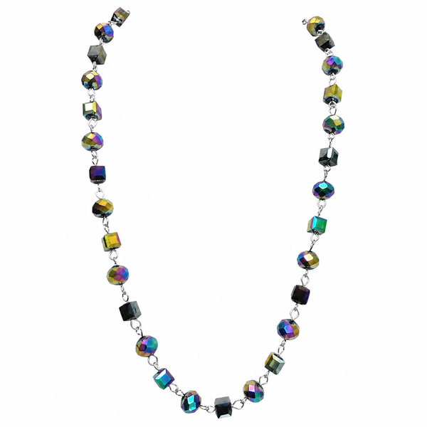 LONGER Link Necklace - Harlequin Crystal