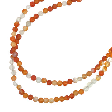 Medium Strand Necklace - Orange Agate Seriously Romantic