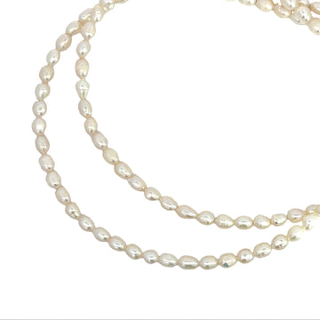 Medium Strand Necklace - Cream Pearl