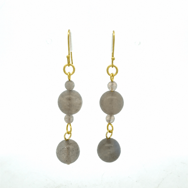 Long Earrings - Labradorite Maria Nicola