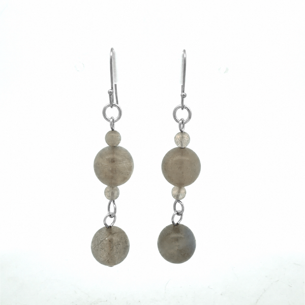 Long Earrings - Labradorite Maria Nicola
