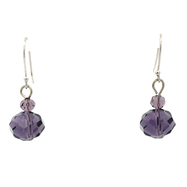 Short Earrings - GRAPE Crystal Maria Nicola