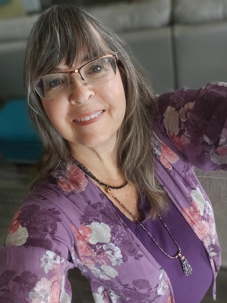 Michelle R. wearing Maria Nicola jewellery