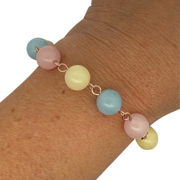 LONGER Link Bracelet - Morganite