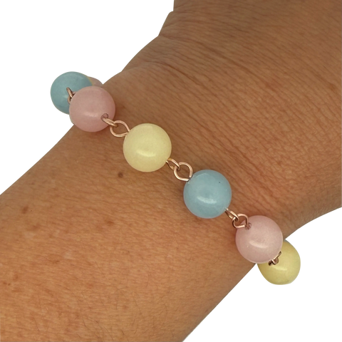 LONGER Link Bracelet - Morganite