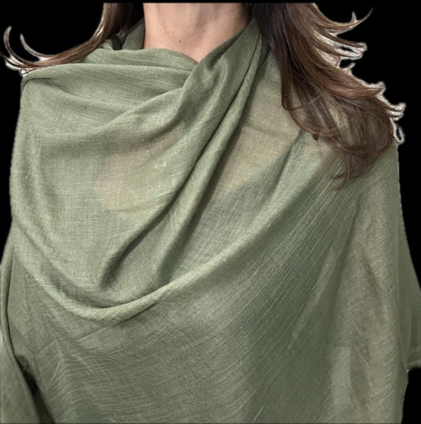 Bamboo Scarf - Sage/Khaki