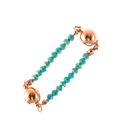 Mini Connectors - Turquoise Crystal