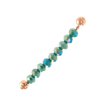 Connector - Turquoise Crystal Seriously Romantic