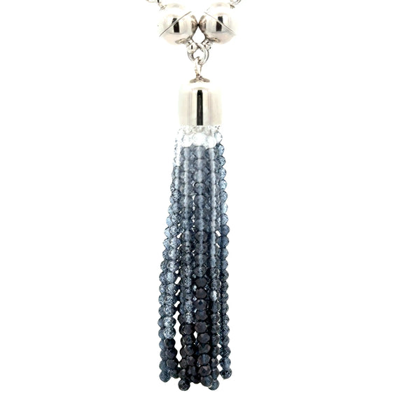 TASSEL PENDANT - OMBRE - BLACK Maria Nicola