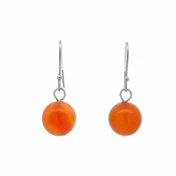 Short Earrings - Orange Agate Maria Nicola