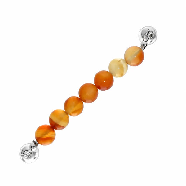 Connector - Orange Agate Seriously Romantic
