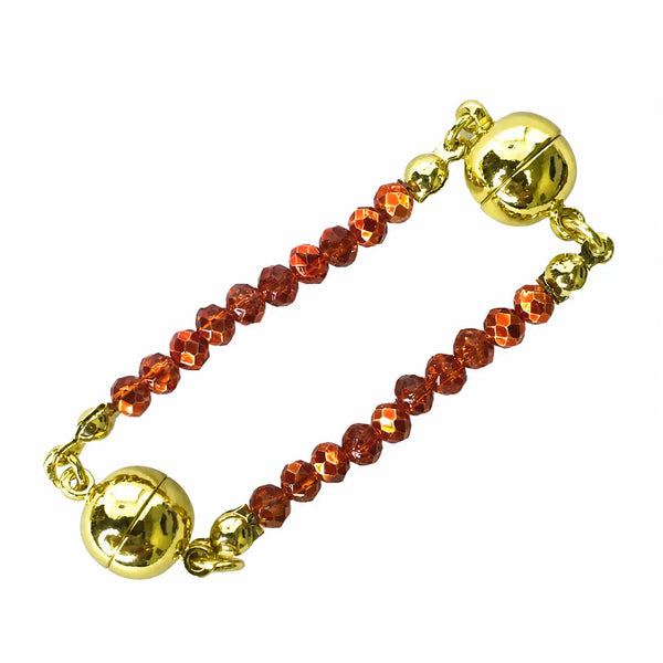 Mini Connectors - Orange Copper Crystal Seriously Romantic