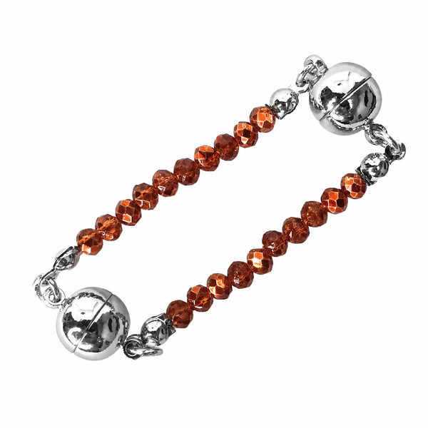 Mini Connectors - Orange Copper Crystal Seriously Romantic