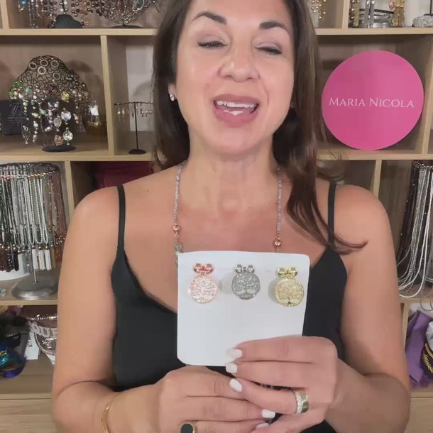 Maria Nicola - Tree of Life Pendants Mother of Pearl
