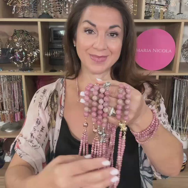 Maria Nicola - 10 Way Necklace™ Way Necklace - Rhodochrosite