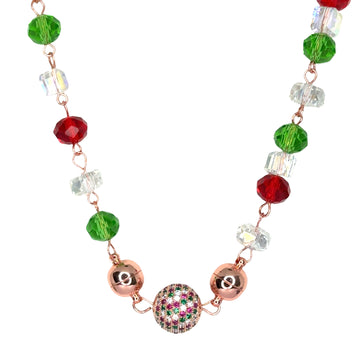 DELUXE CHRISTMAS GIFT SET - Necklace + Connector + Pavé pendant