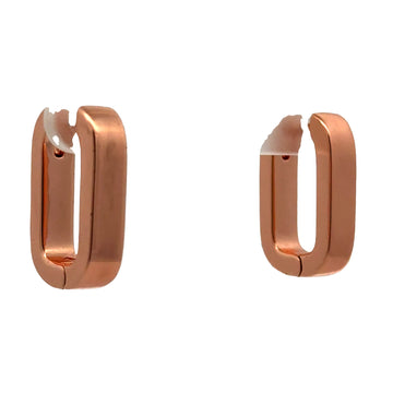Earrings - RECTANGLE HOOP