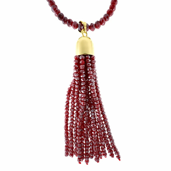 Tassel - Raspberry Crystal Seriously Romantic