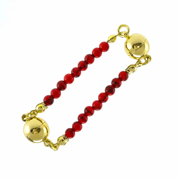 Mini Connectors - RED Howlite Seriously Romantic