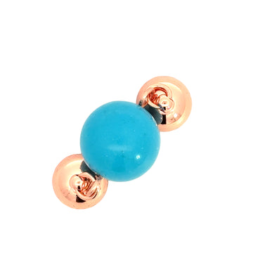 Pendant - round 14mm - DEEP AZURE