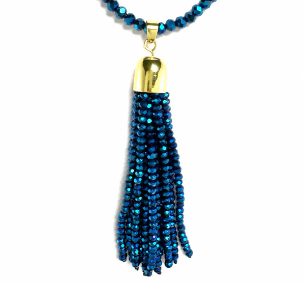 Tassel - Sapphire Crystal Seriously Romantic