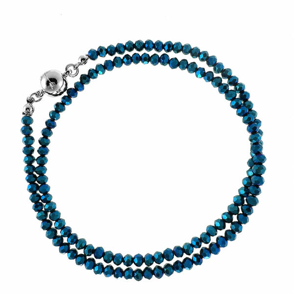Medium Strand Necklace - Sapphire Crystal Maria Nicola