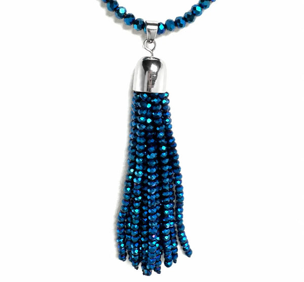 Tassel - Sapphire Crystal Seriously Romantic
