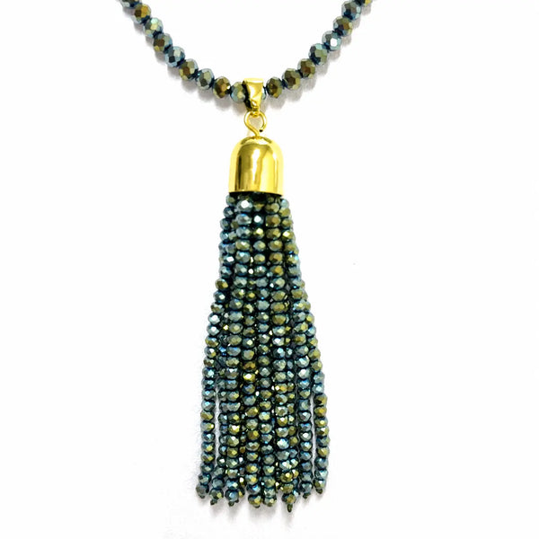 Tassel - Sea Green Crystal Seriously Romantic
