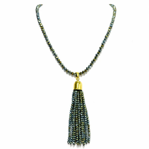 Tassel - Sea Green Crystal Seriously Romantic
