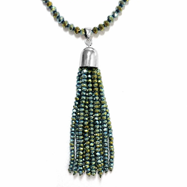 Tassel - Sea Green Crystal Seriously Romantic