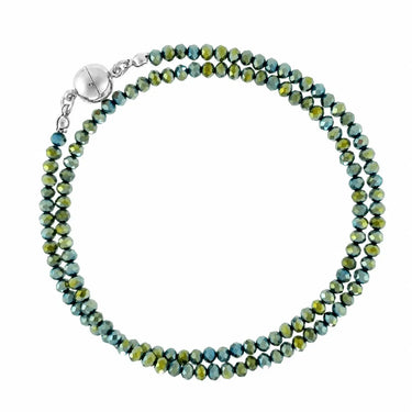 Medium Strand Necklace - Sea Green Crystal Seriously Romantic