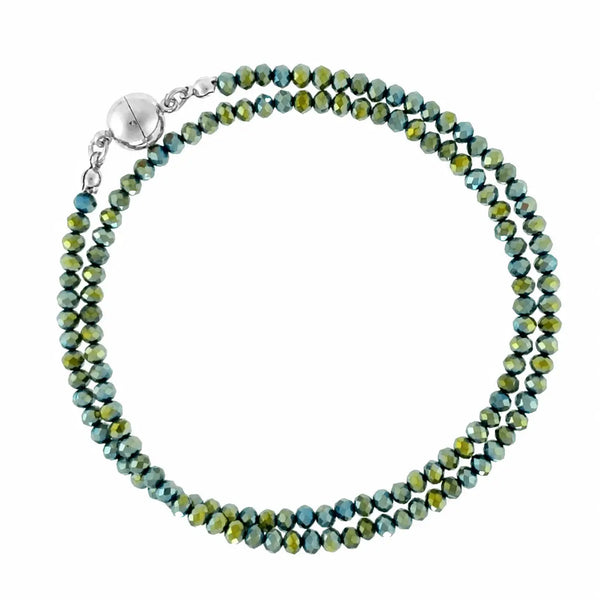 Medium Strand Necklace - Sea Green Crystal Seriously Romantic