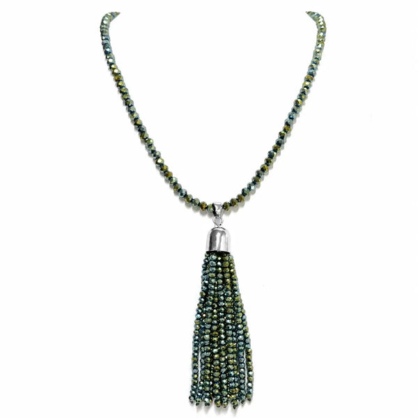 Tassel - Sea Green Crystal Seriously Romantic