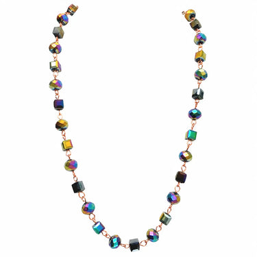 LONGER Link Necklace - Harlequin Crystal Maria Nicola