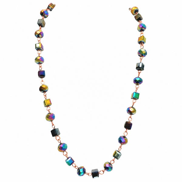 LONGER Link Necklace - Harlequin Crystal