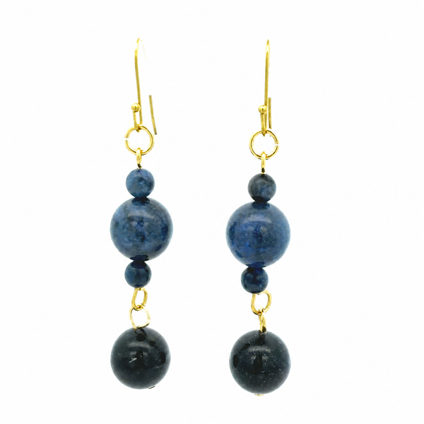 Long Earrings - Sodalite Maria Nicola
