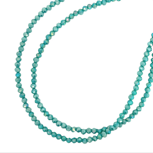 Medium Strand Necklace - Turquoise Crystal Seriously Romantic