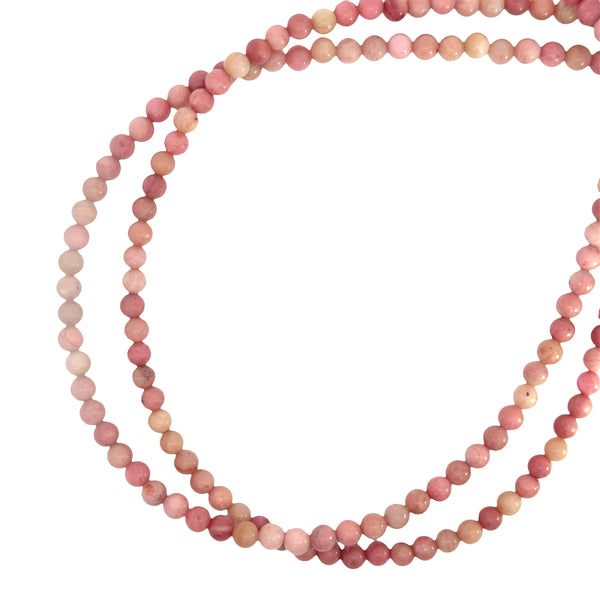 Medium Strand Necklace - Rhodochrosite