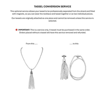 TASSEL CONVERSION SERVICE for  SAPPHIRE TASSEL Maria Nicola