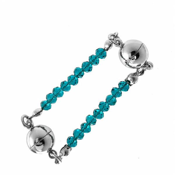 Mini Connectors - Teal Crystal Seriously Romantic