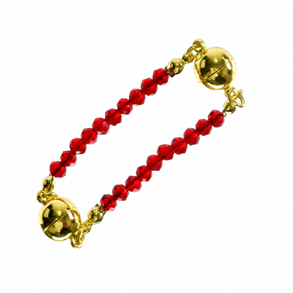 Mini Connectors - Translucent Red Crystal Seriously Romantic