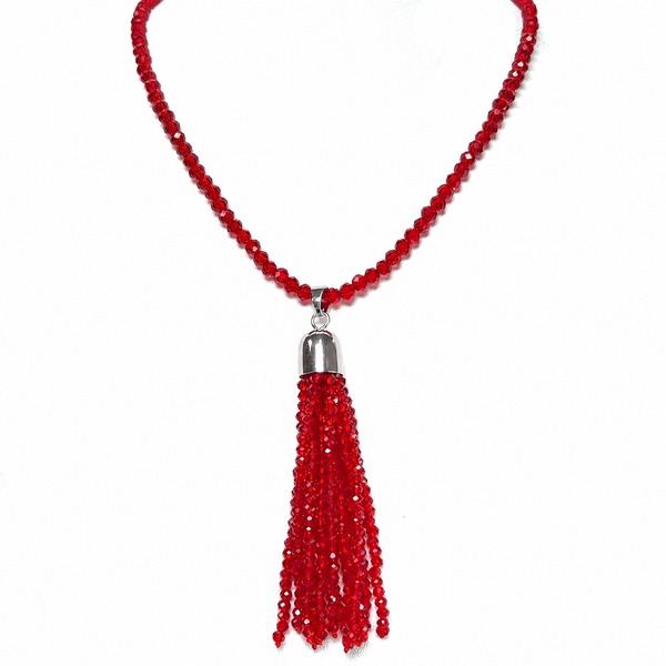 Tassel - Translucent Red Crystal Seriously Romantic