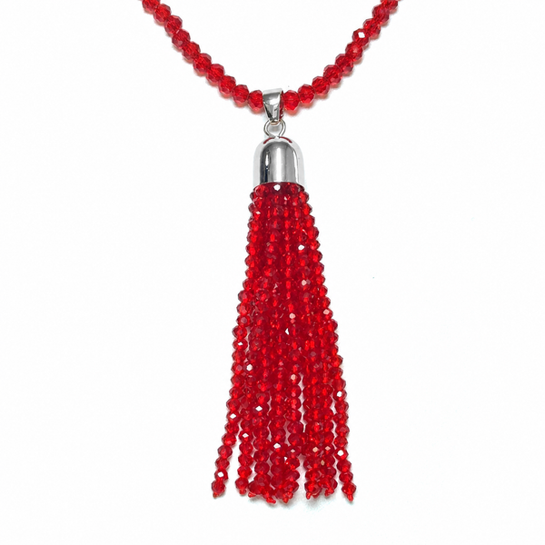 Tassel - Translucent Red Crystal Seriously Romantic