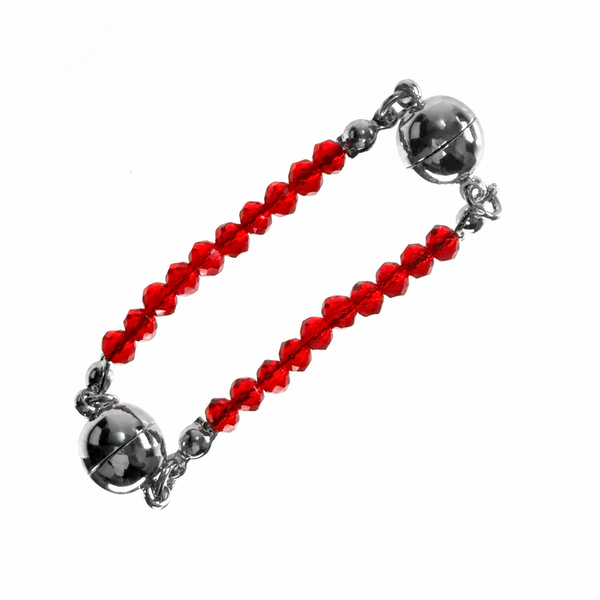 Mini Connectors - Translucent Red Crystal Seriously Romantic